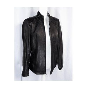 Bradley Bayou Black Leather Moto Biker Jacket